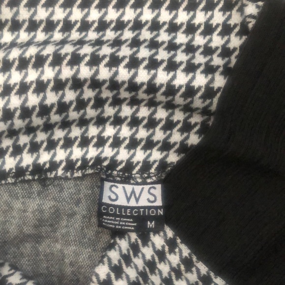 Houndstooth pattern leggings w/side body shapers - Picture 3 of 3